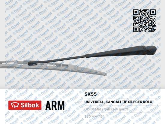 SILBAK SK55 Silecek Kolu 450mm Transit-P504-Bmw 315-16tm 30-Fatih